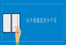 一头牛重量是多少千克