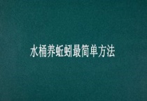 水桶养蚯蚓最简单多久？