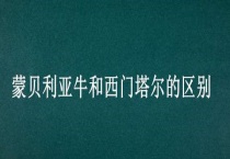 蒙贝利亚牛和西门塔尔的区别？